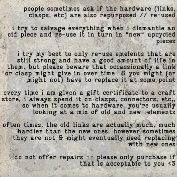 1 LEFT rustic old world earrings - Picture 4 of 4